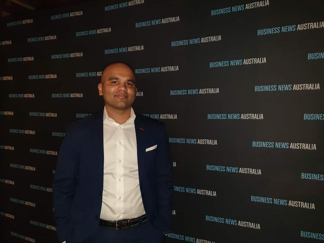 Abrar Patel at the Young Entrepreneur Award