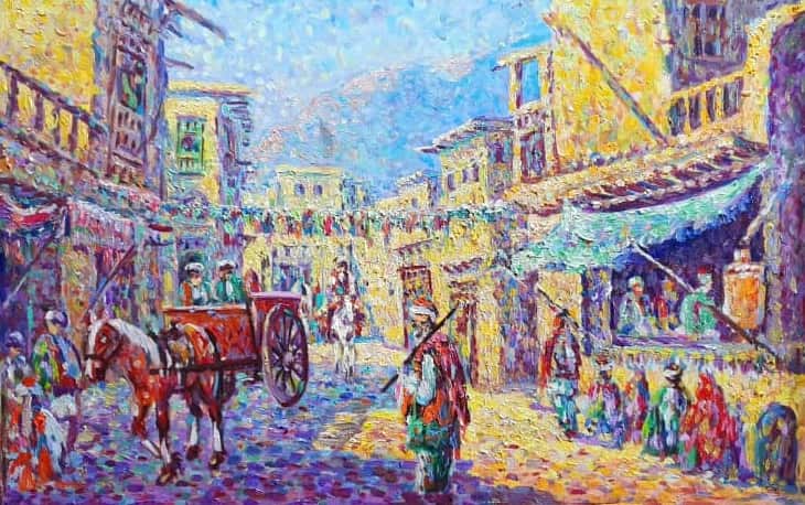 Afghan artist Yousef Asefi