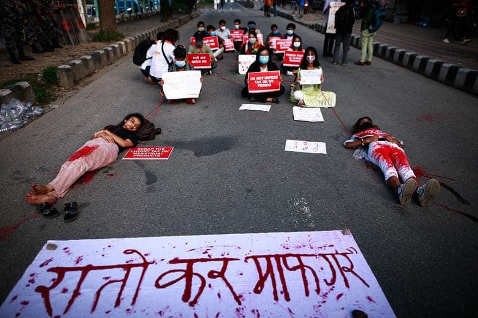 Yough congress is demanding tax cut in sanitary pads: Last 7 days in Nepal