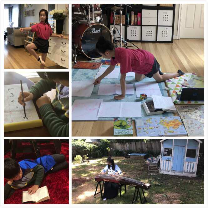 Colorful activities at home