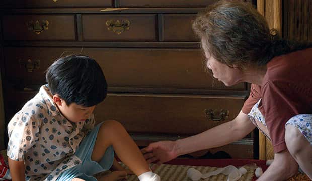 MINARI: Alan S. Kim & Yuh-Jung Youn. Director Lee Isaac Chung.Credit: Melissa Lukenbaugh/A24.