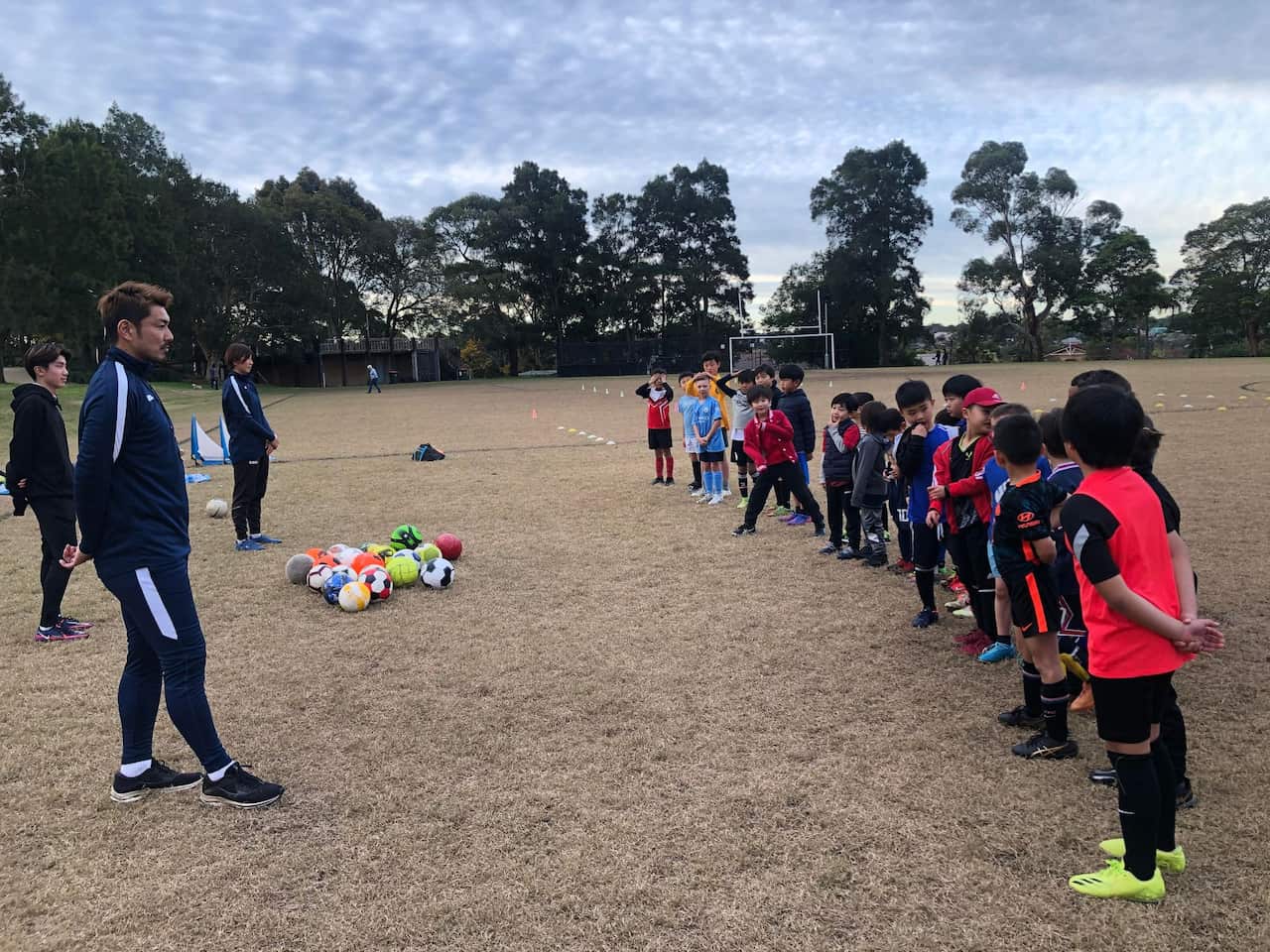 Yuzo Tashiro Japan-Australia Football