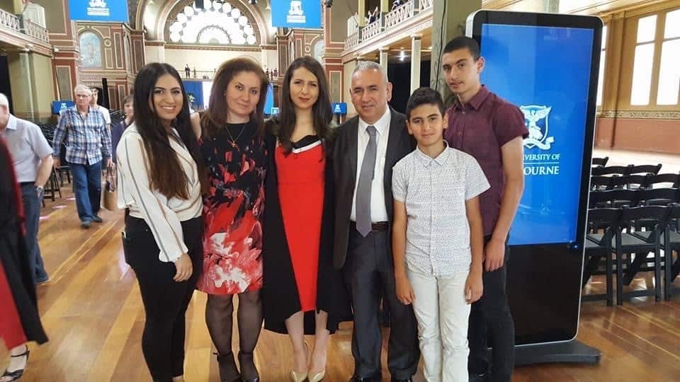 يوحنا بداوييد مع العائلة 