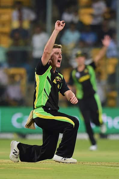 Man-of-the-match, Australian bowler Adam Zampa