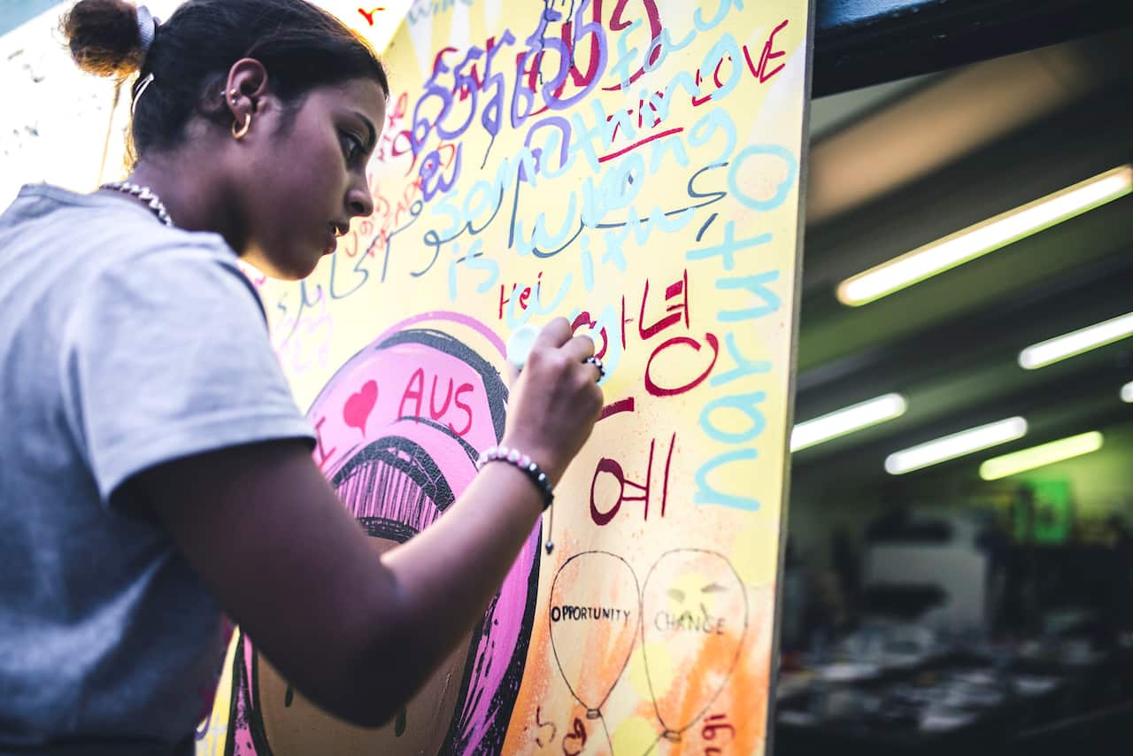 Harmony Art Collective Workshop - Zeina