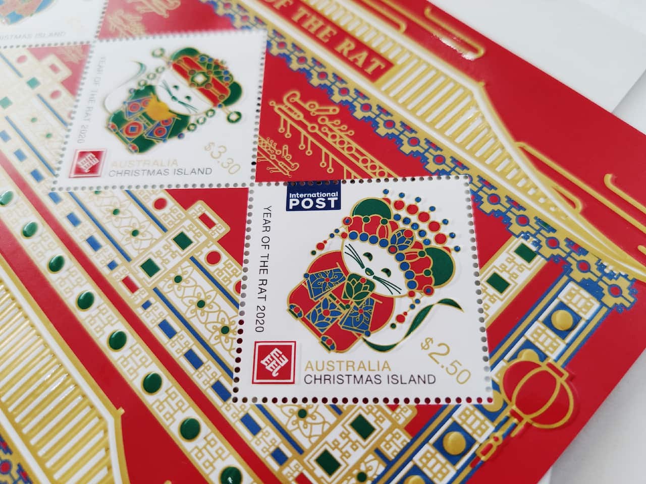 Year of the Rat 2020 stamp minisheet