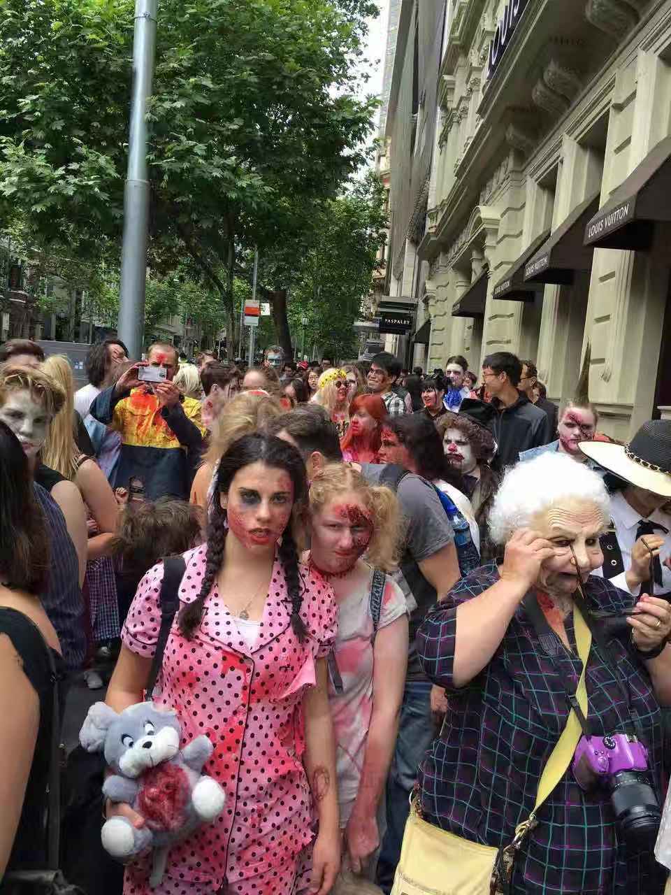 Zombie Shuffle in Melbourne