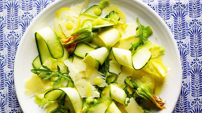 Zucchini carpaccio