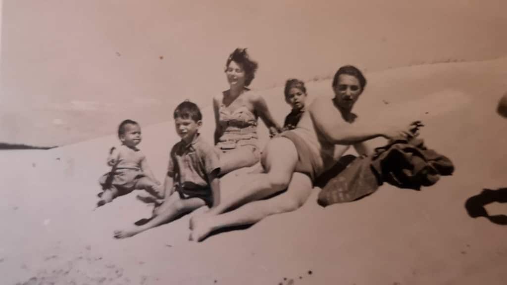 Helga Prenzel und Familie