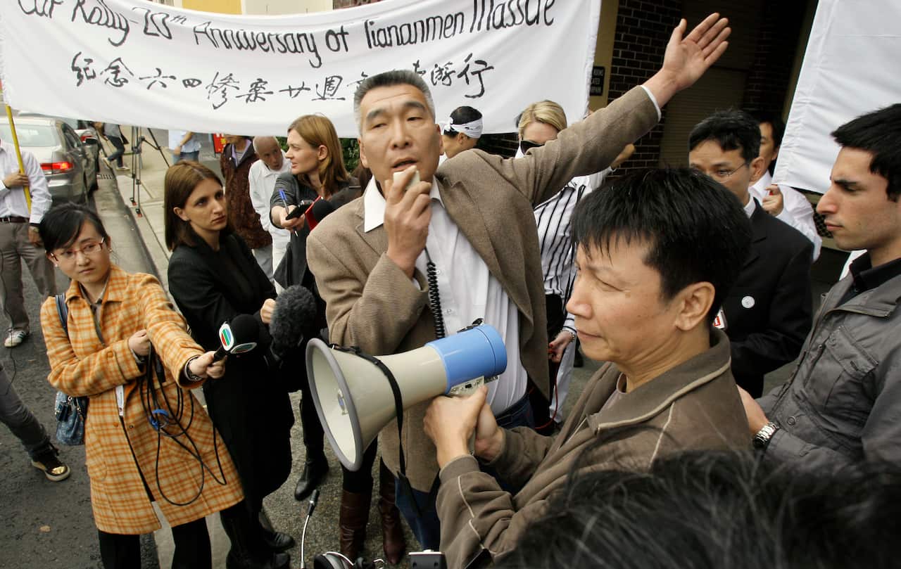 Australia China Protest