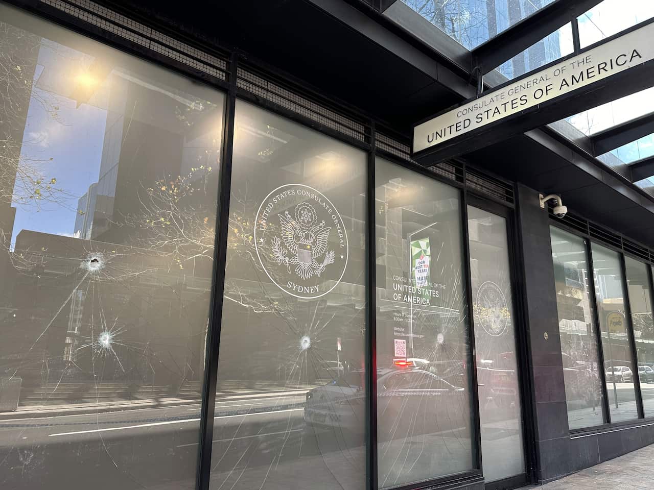 US CONSULATE VANDALISM SYDNEY