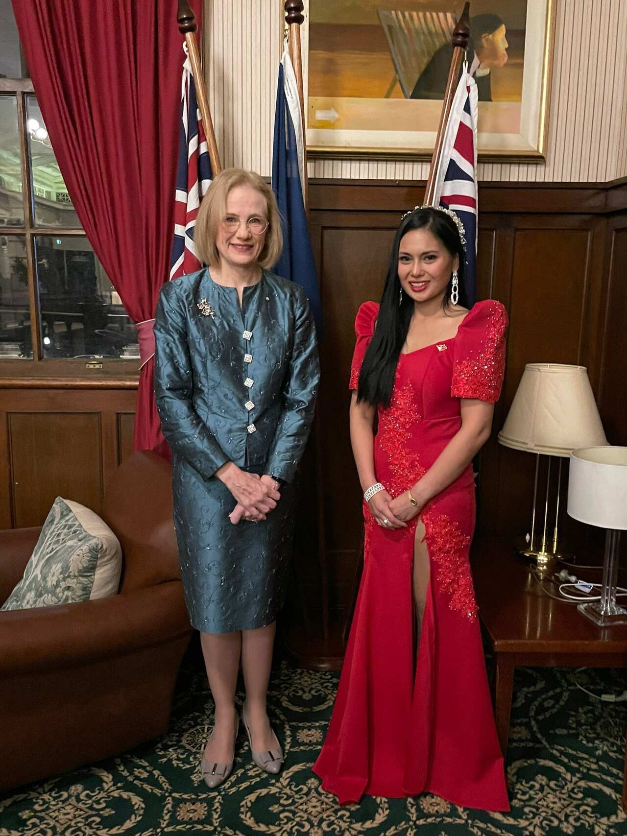 Governor of QLD Jeanette Young and Honorary Consul QLD Sheryll Gabutero.jpeg