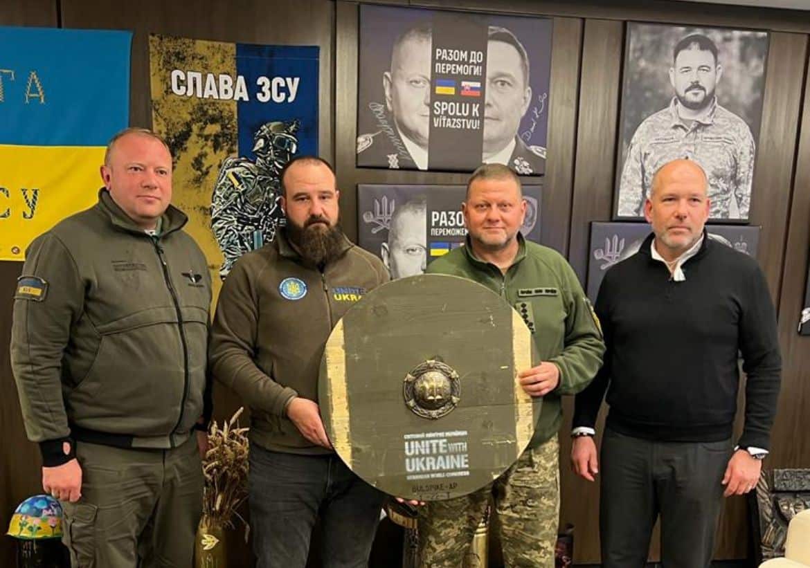 UWC delegation presented Gen. Zaluzhnyi, Commander-in-Chief of the Armed Forces of Ukrain.jpg