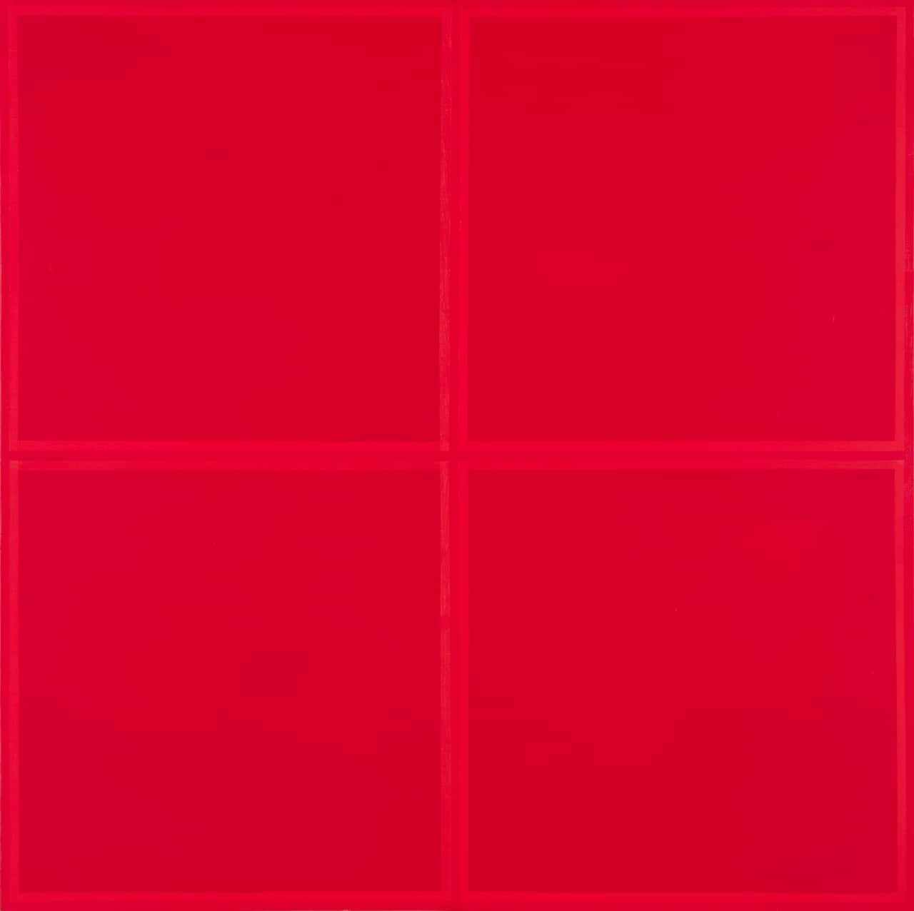 작품 2021R-1, 캔버스에 유채, 2021, 100x100cm