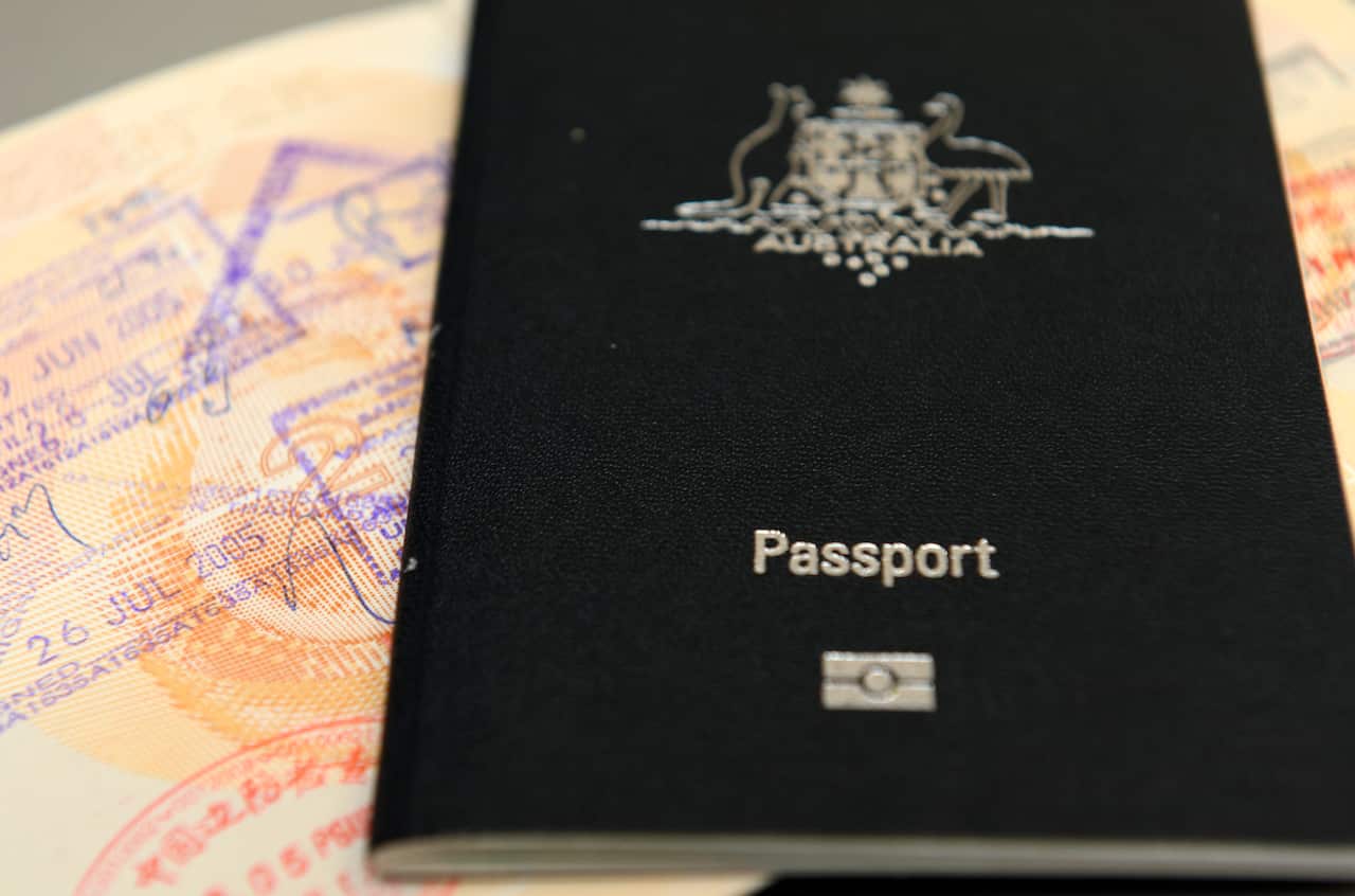 An Australian passport