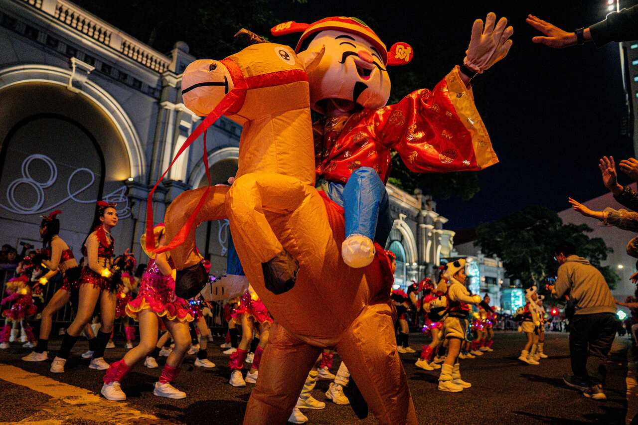 Celebrations in Hong Kong for Chinese New Year