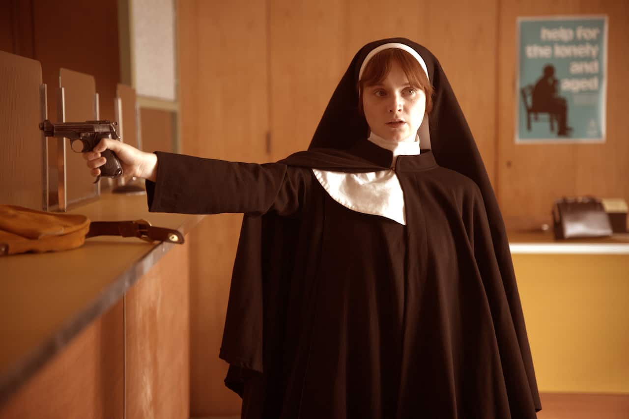 Lola Petticrew as Dolours Price in 'Say Nothing'.