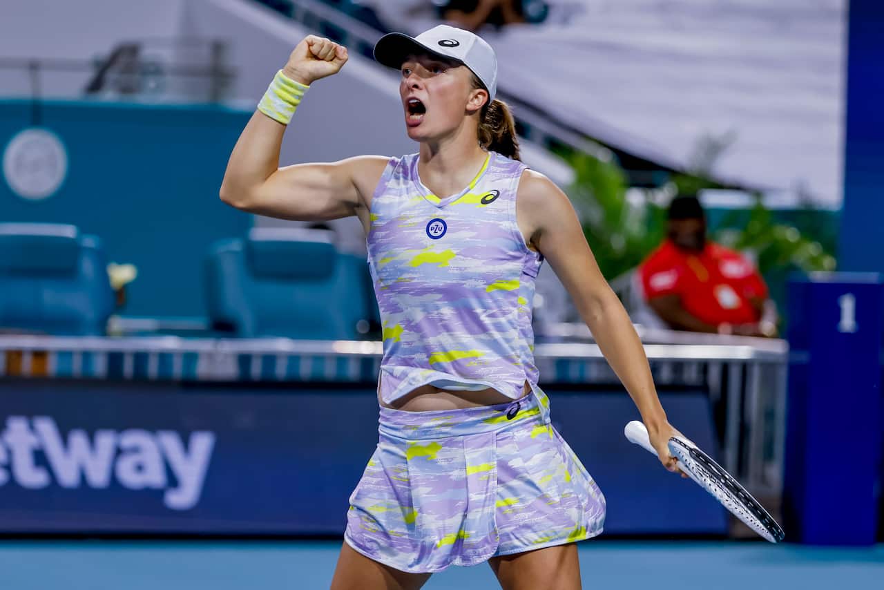 Polish tennis player Iga Swiatek.