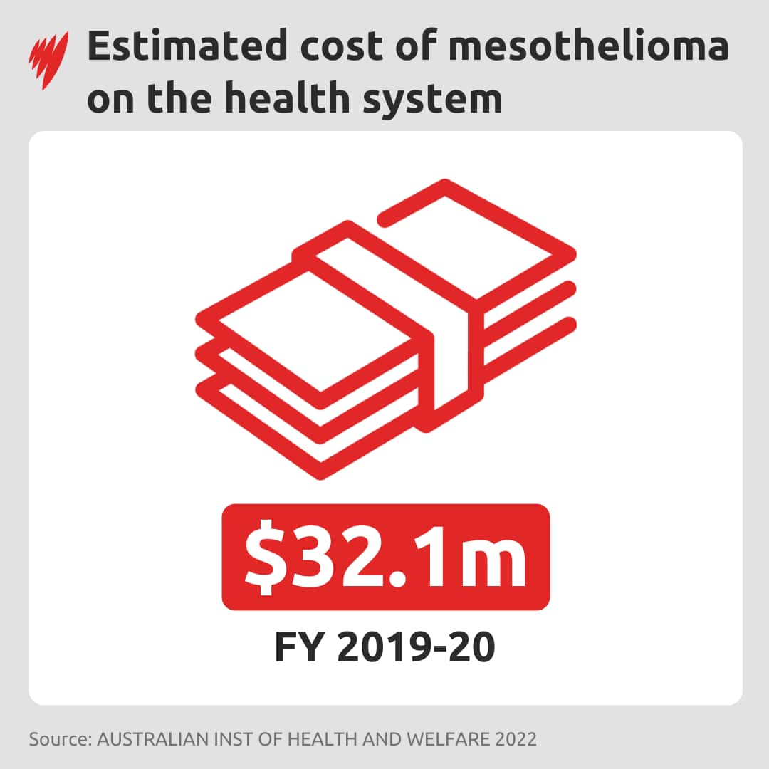 Cost of mesothelioma in Australia.