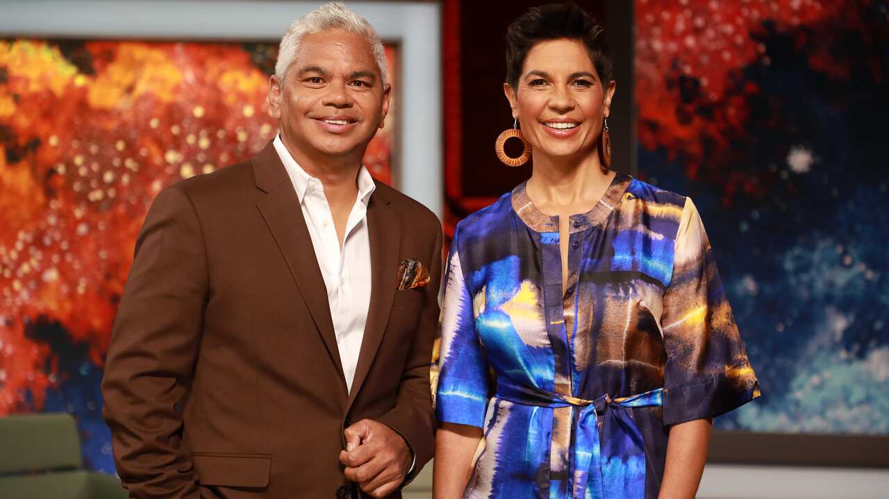 The Point Referendum Road Trip. John Paul Janke and Narelda Jacobs. Photo credit Dave Ollier and NITV.jpg