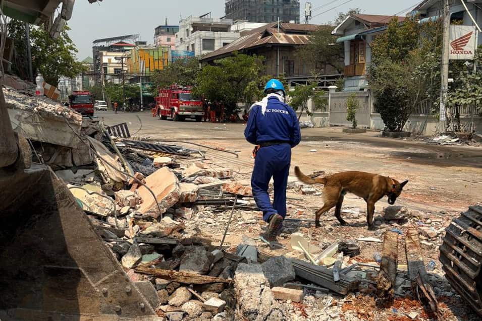 Myanmar: Russian rescue teams involved in relief operation after Myanmar earthquake