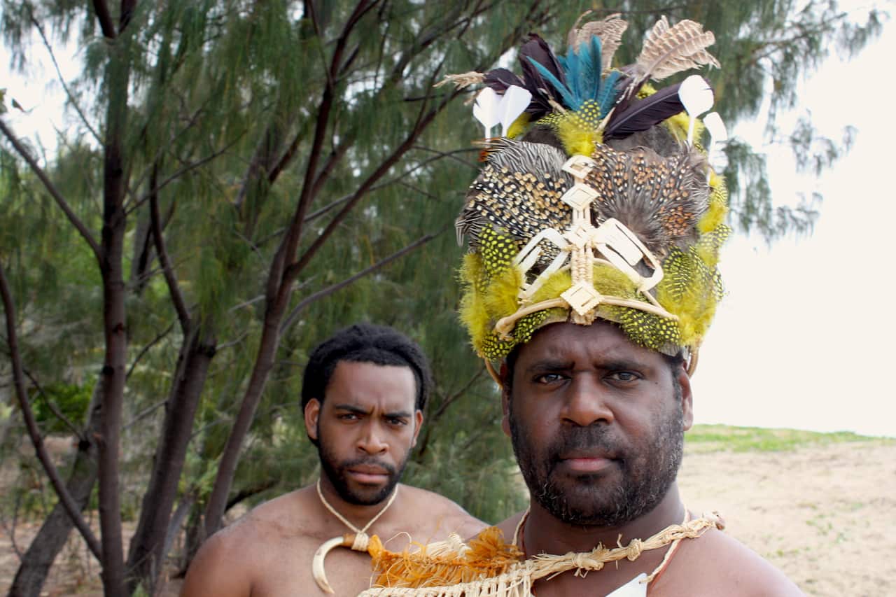 Jimi Bani as Kebisu in Blue Water Empire.