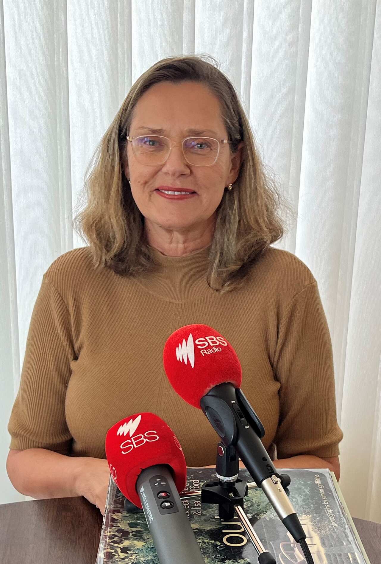 Christine Eyers, a great-granddaughter of Ally Bahadur Khan, sharing her story with SBS.