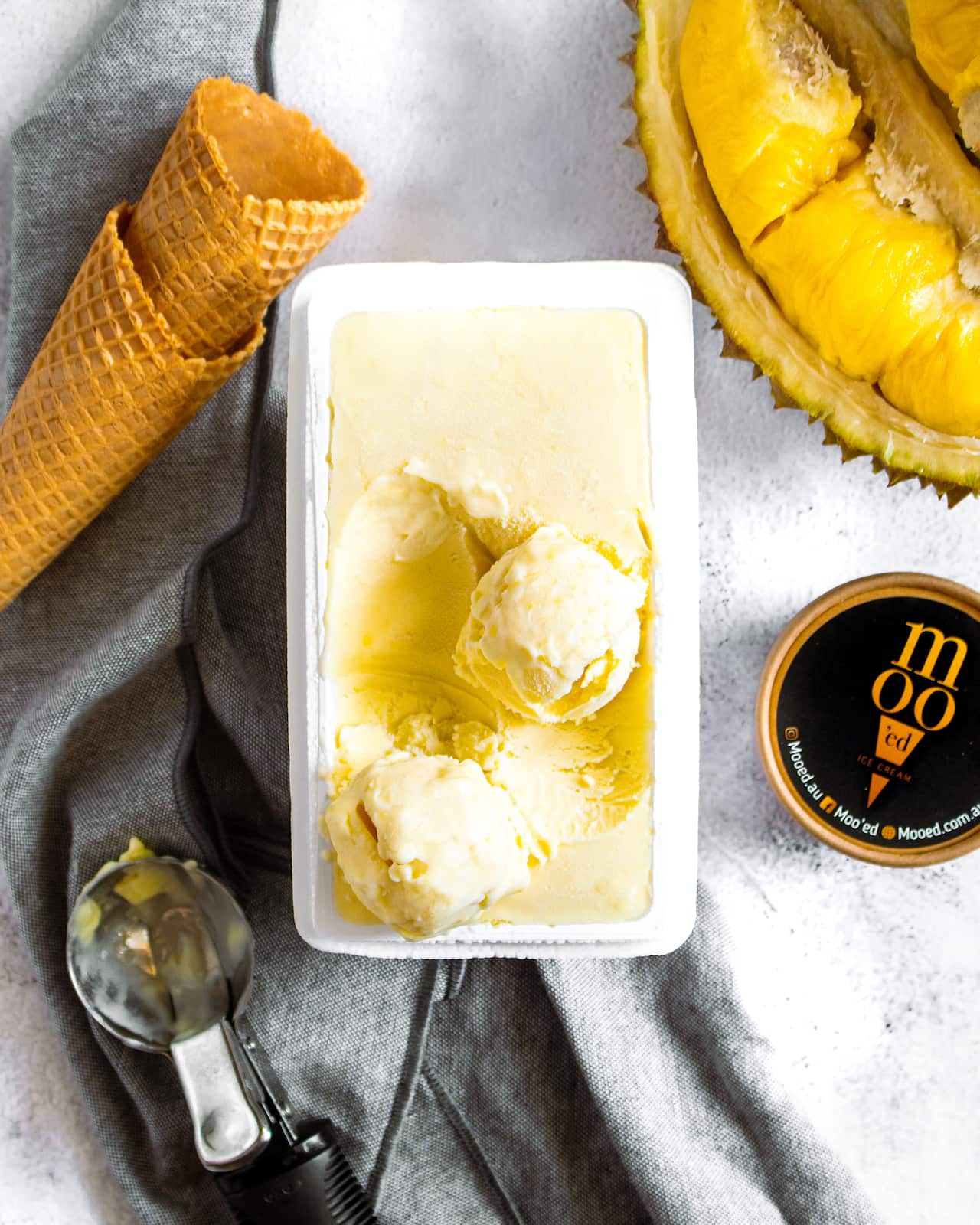Alex and Ferdinan's Musang King Durian ice cream.jpg