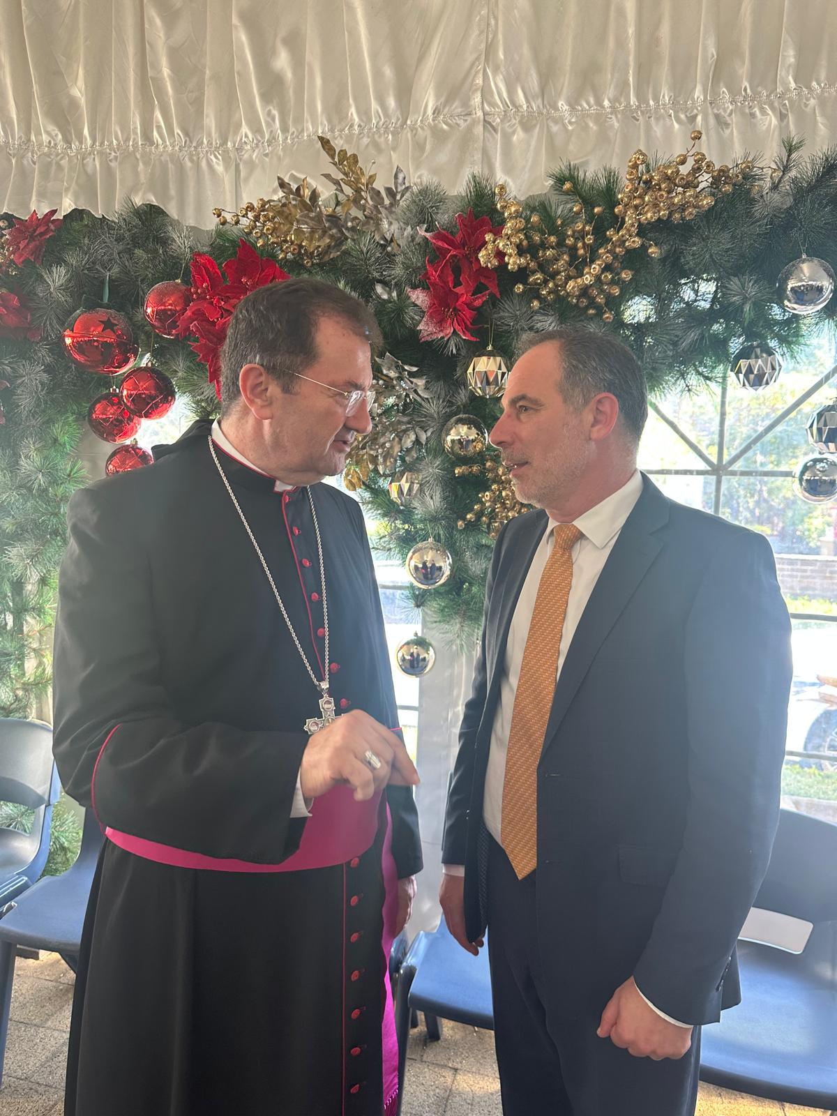 Antoine Charbel Tarabay with Jihad Dib.jfif