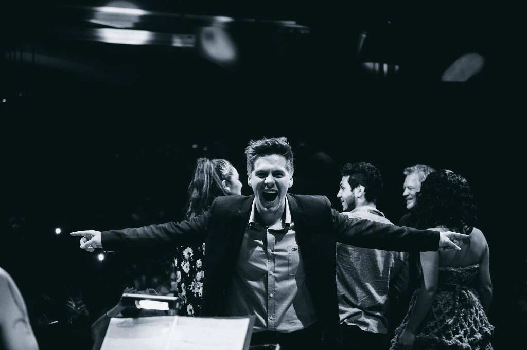 Daniel Parraguez, en el Festival Internacional de la Canción de Viña del Mar, 2017.