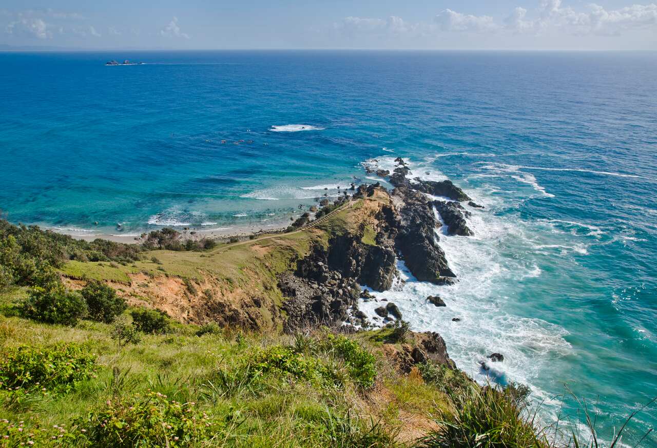 Cape Byron, the most easterly point of the Australian mainland.