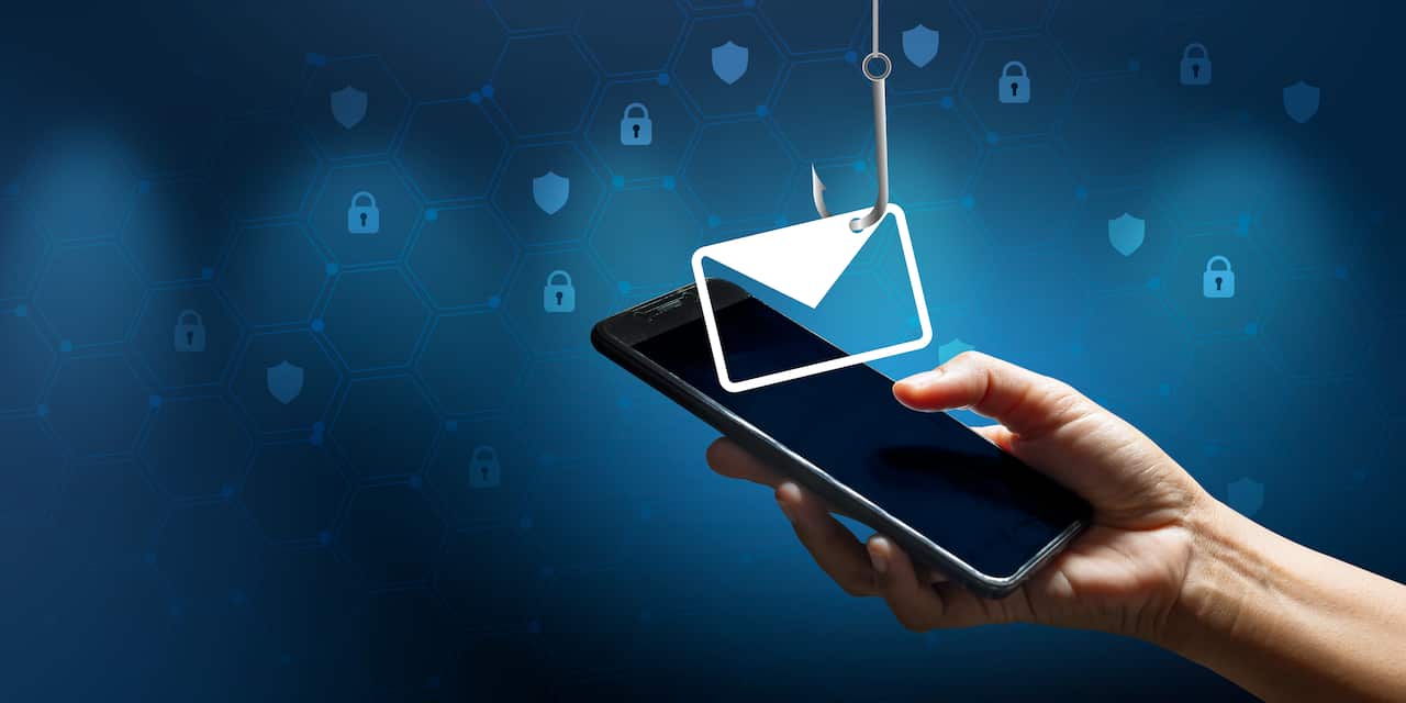 fishing rod is harvesting user data in cyberspace.