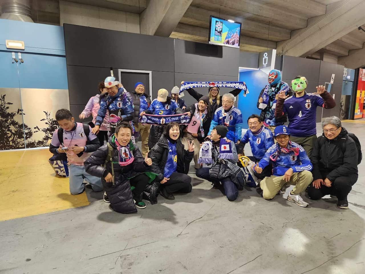 Japanese football supporters in New Zealand