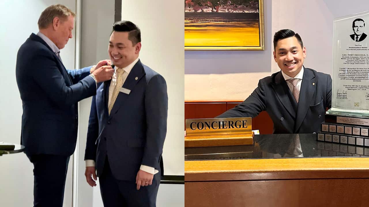 Robin Marundan at concierge.jpg