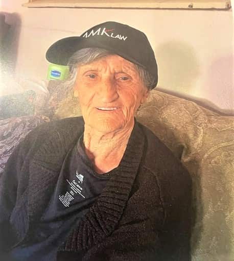 Matthew Karakoulakis's 98-year-old grandmother