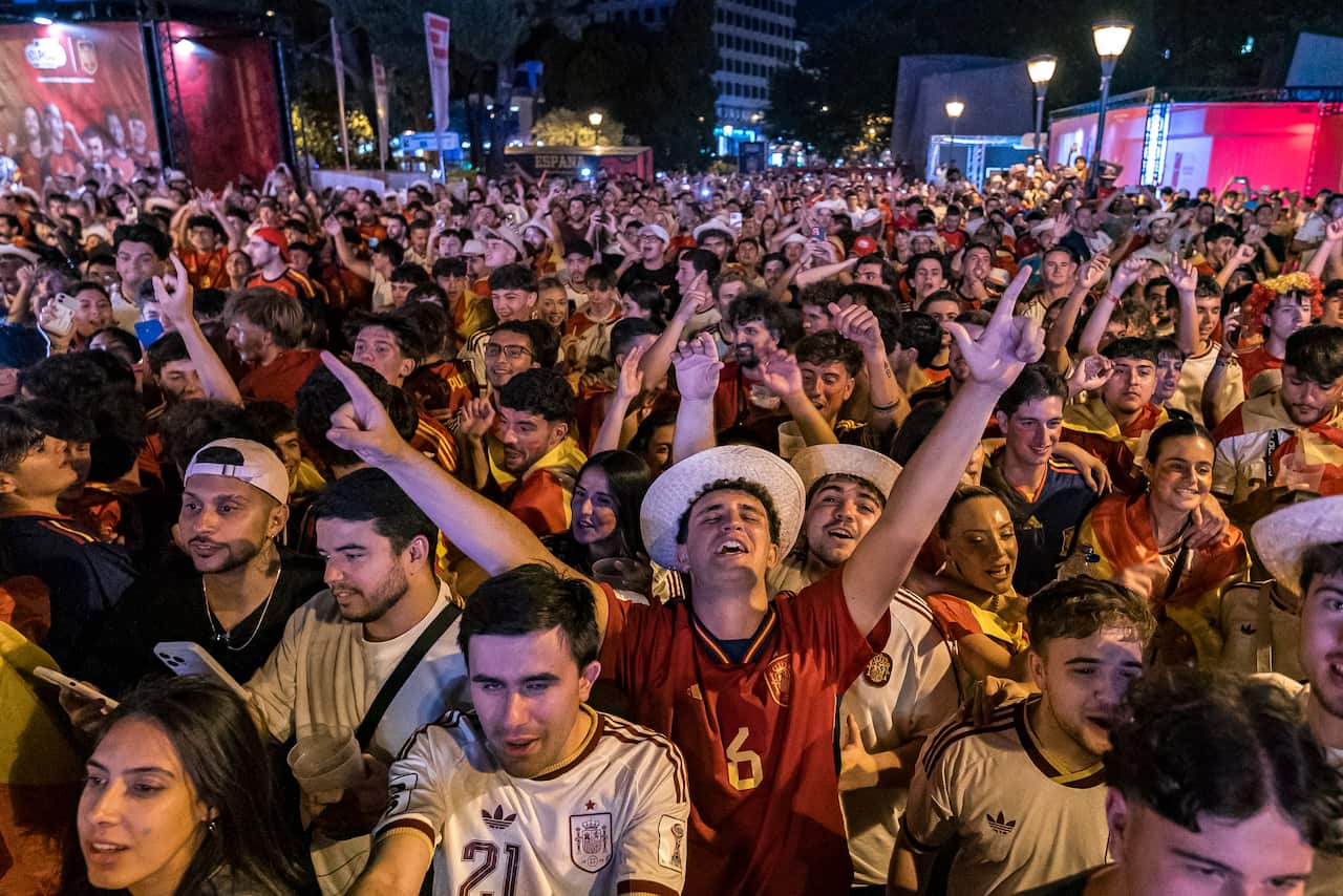 The Atmosphere At The Match Between Spain And France In The Semi-finals Of The 2026 World Cup