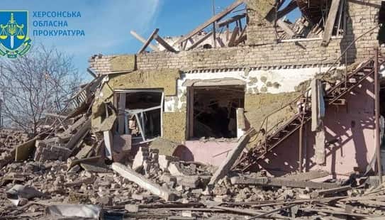 A 59-year-old civilian was killed as a result of an airstrike on Beryslav district in Kherson region.jpg