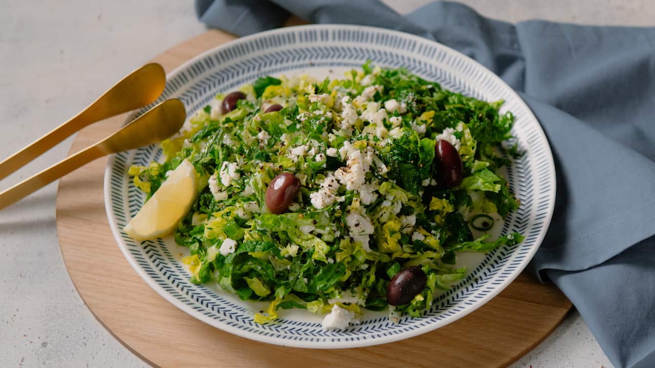 Maroulousalata (Greek green salad)