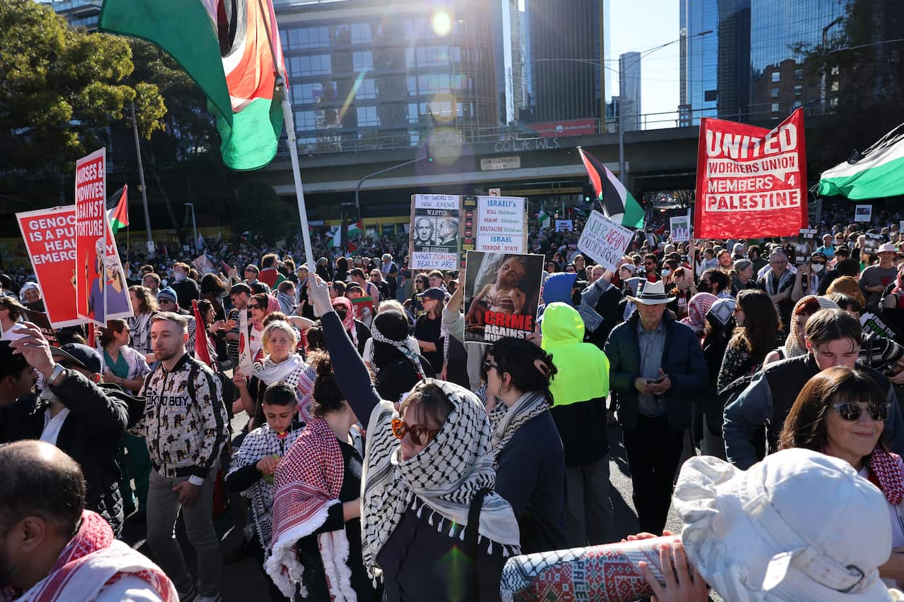 PRO PALESTINE RALLY MELBOURNE