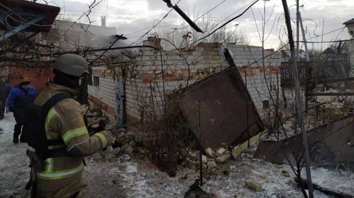 Four civilians were injured in the attack on Kharkiv Oblast on Sunday.jpg