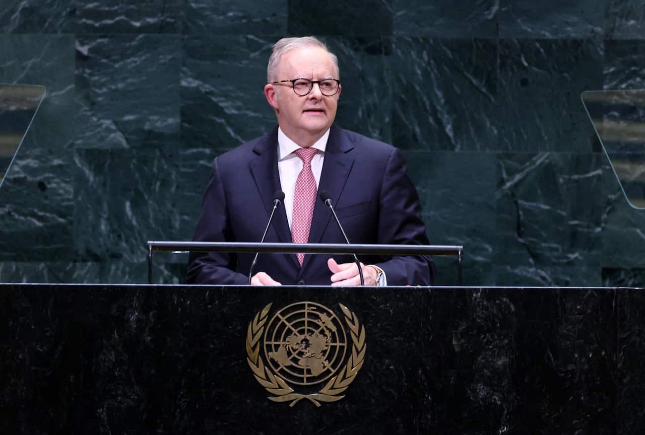 Anthony Albanese at the UN General Assembly