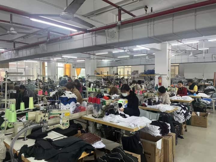 workers in a garment factory