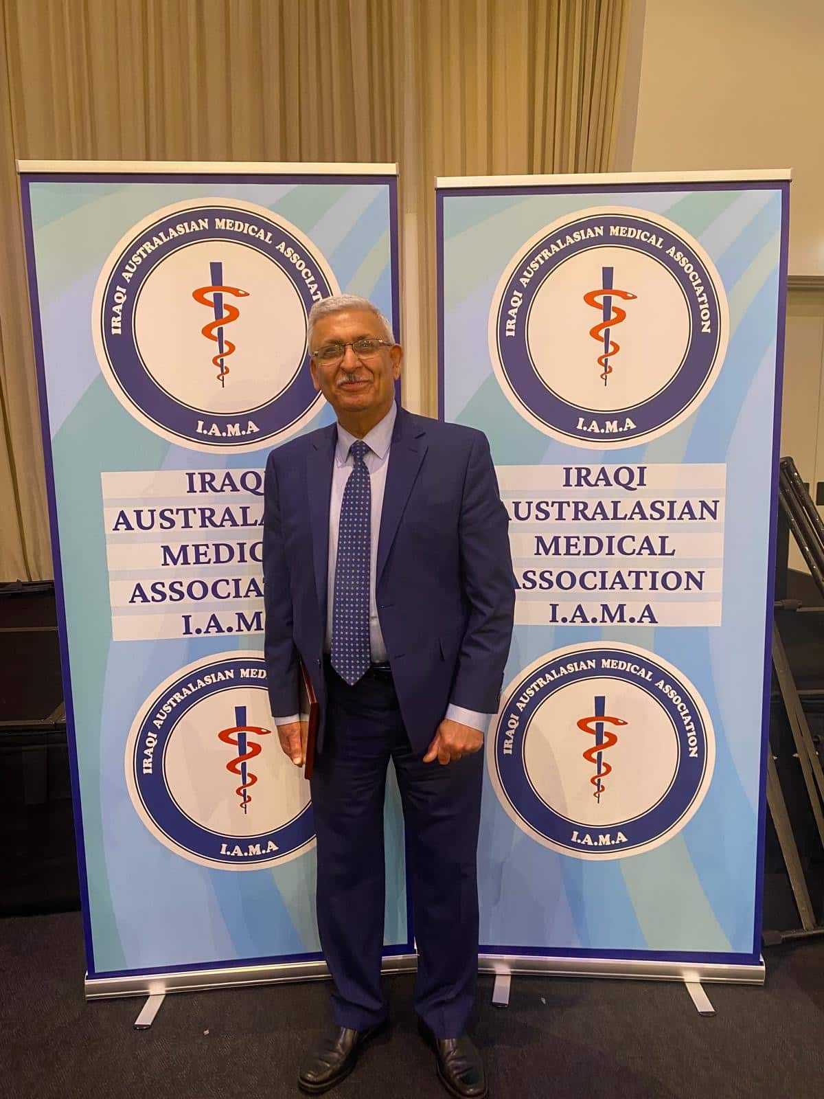 Dr. Ahmad Al Rubaie head of Iraqi Australian Medical Association.JPG