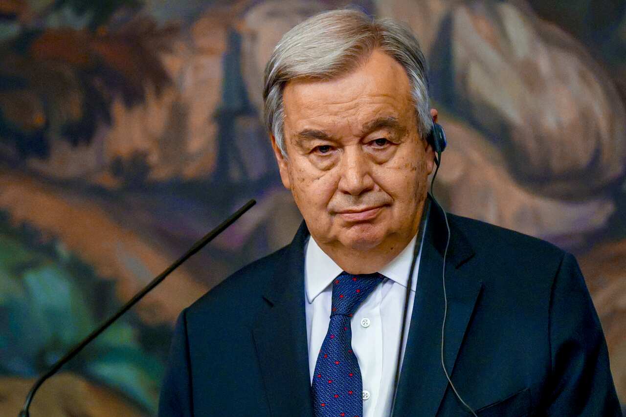 UN Secretary-General Antonio Guterres in Moscow