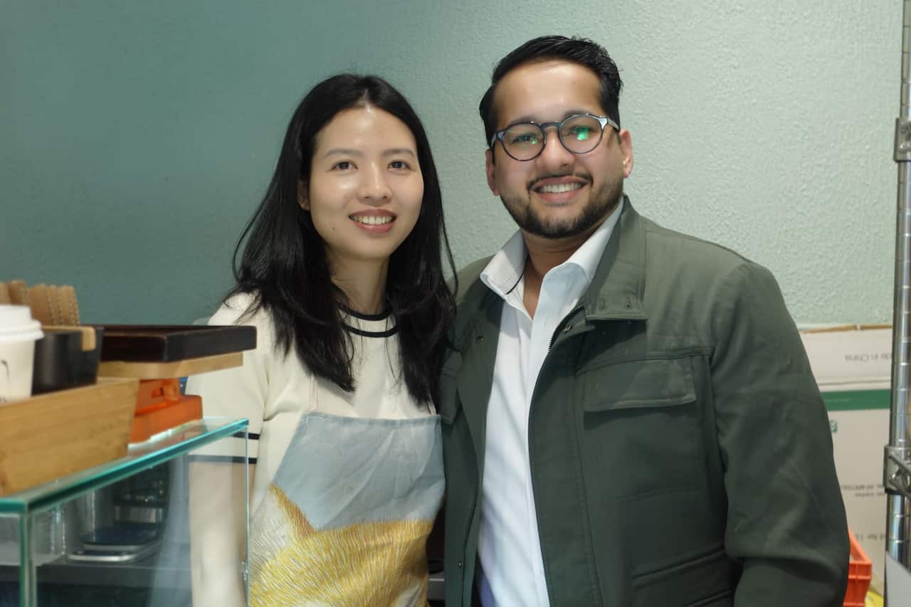 Umesh Kumar took over this café last year with his wife Thuzar Win and transferred it into Matcha-focused.JPG