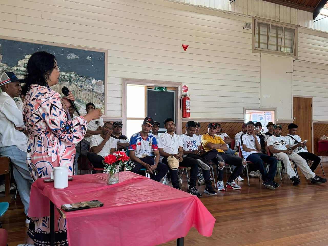 Carla Chung ho traballafores Timor-oan sira