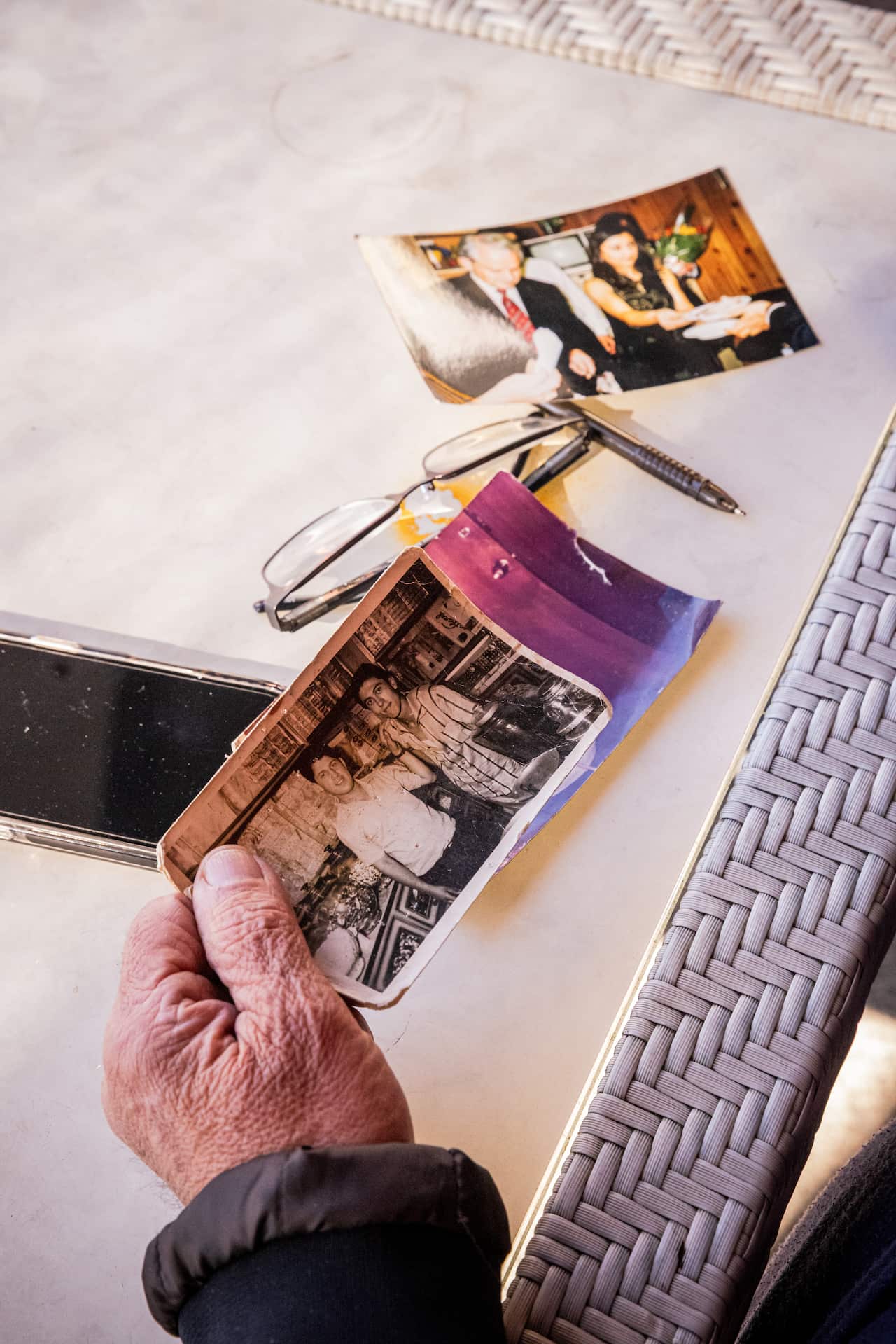 Jimmy Afiouny from looking at old photos