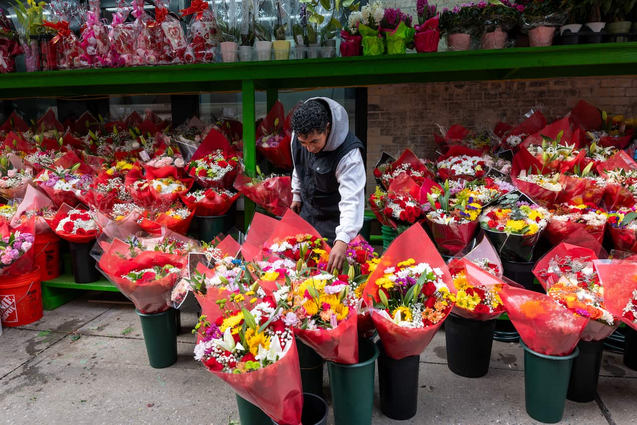 New York City Businesses Prepare For Valentine's Day