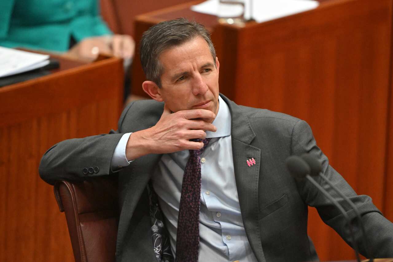 Simon Birmingham in the Senate.