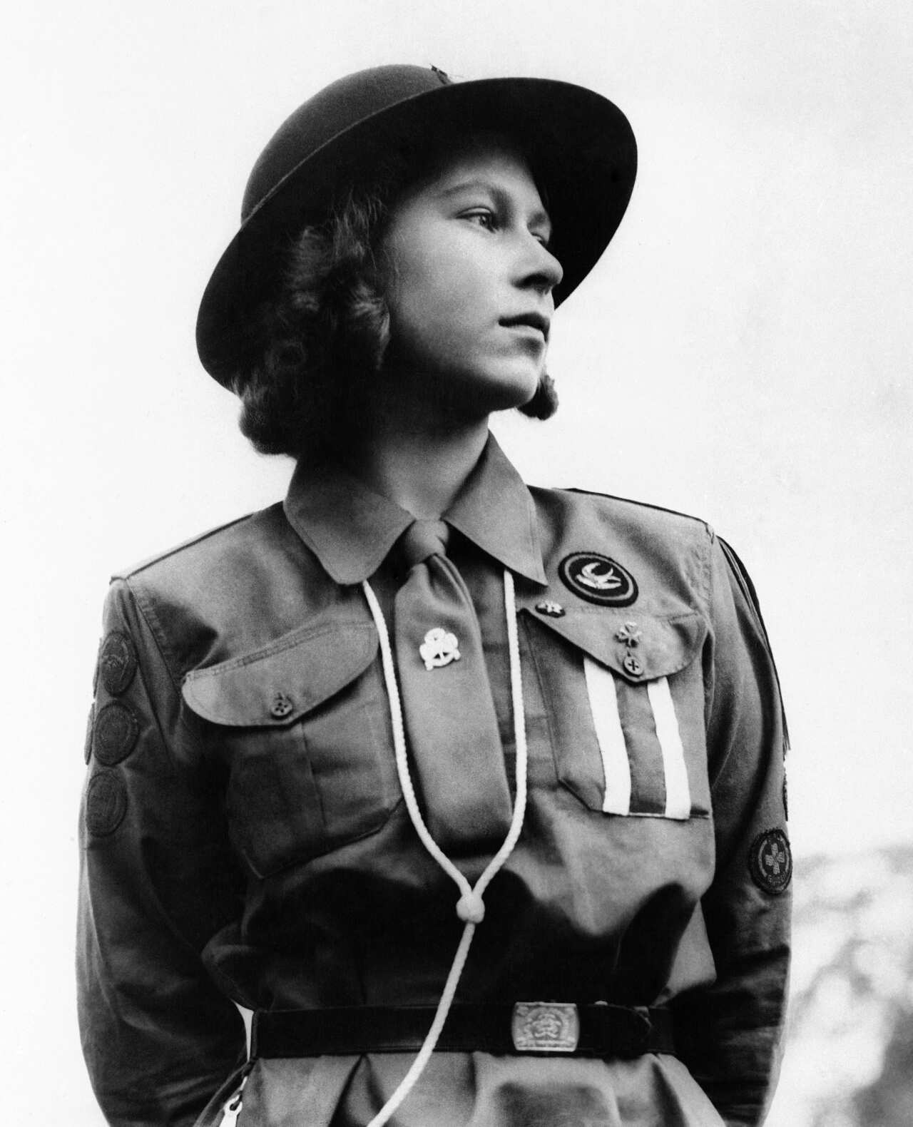 英女王身穿女童軍服